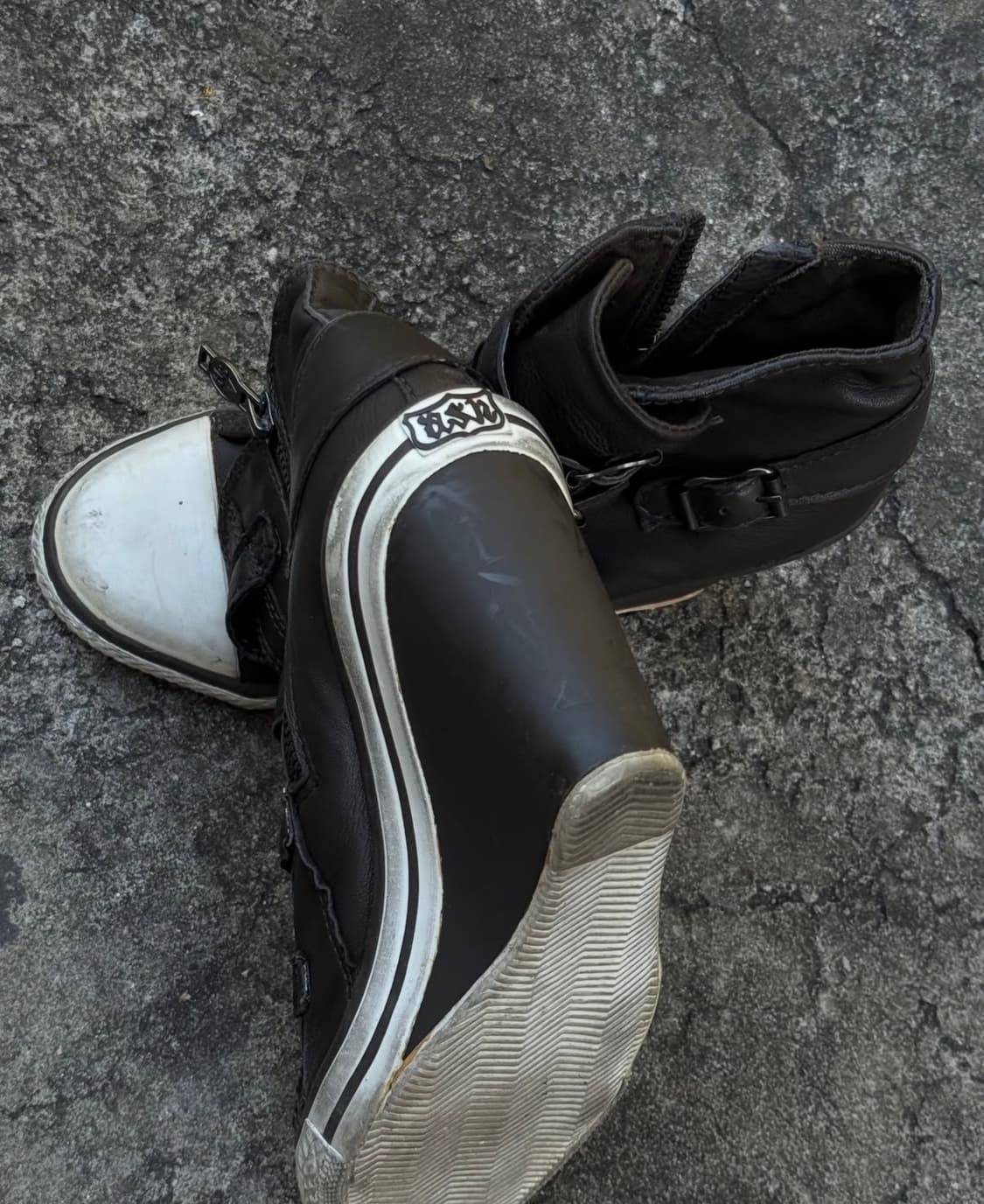 Ash Gray Buckle wedge heel 상품이미지3