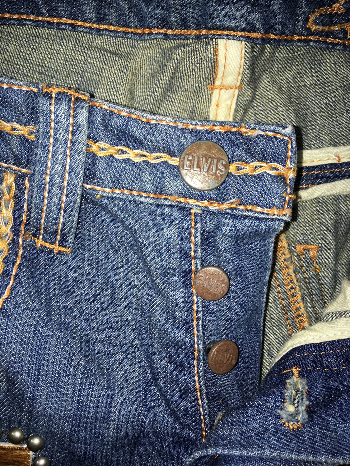 ELVIS 송치 디테일 웨스턴 팬츠 상품이미지4
