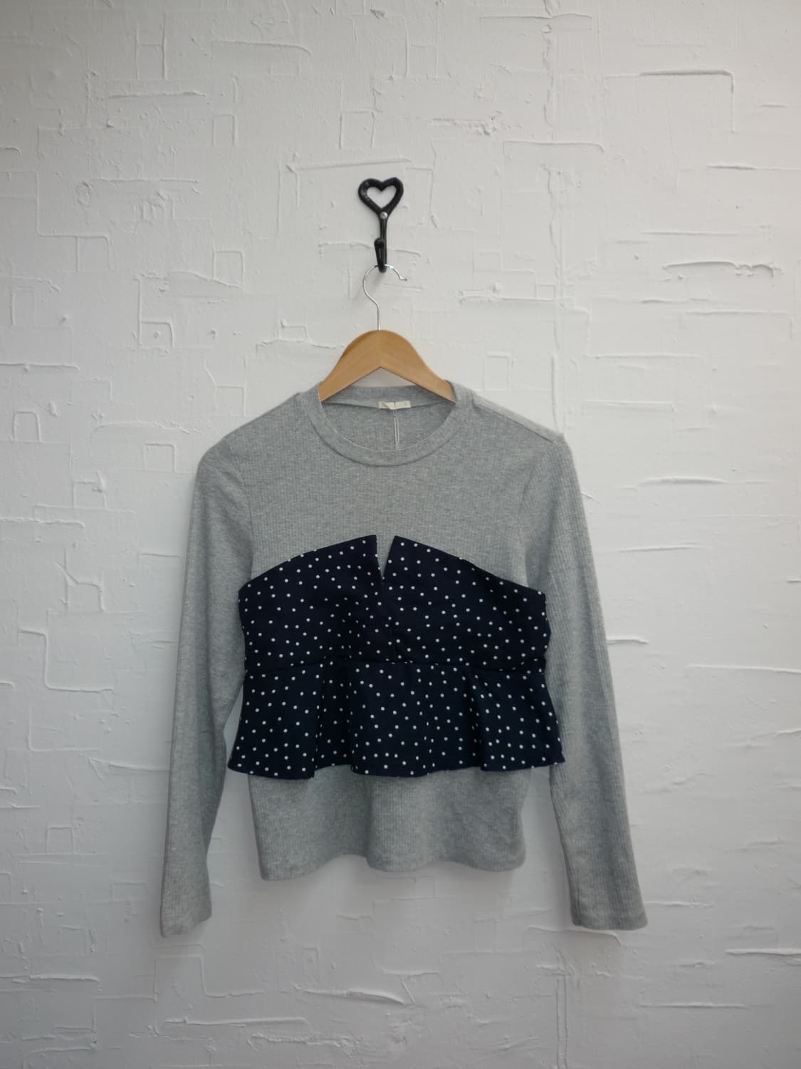 dot bustier long sleeve 상품이미지5