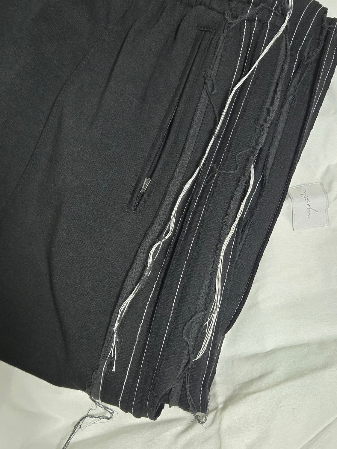 [L] 유스 사이드 디테일 트랙팬츠 블랙 상품이미지6