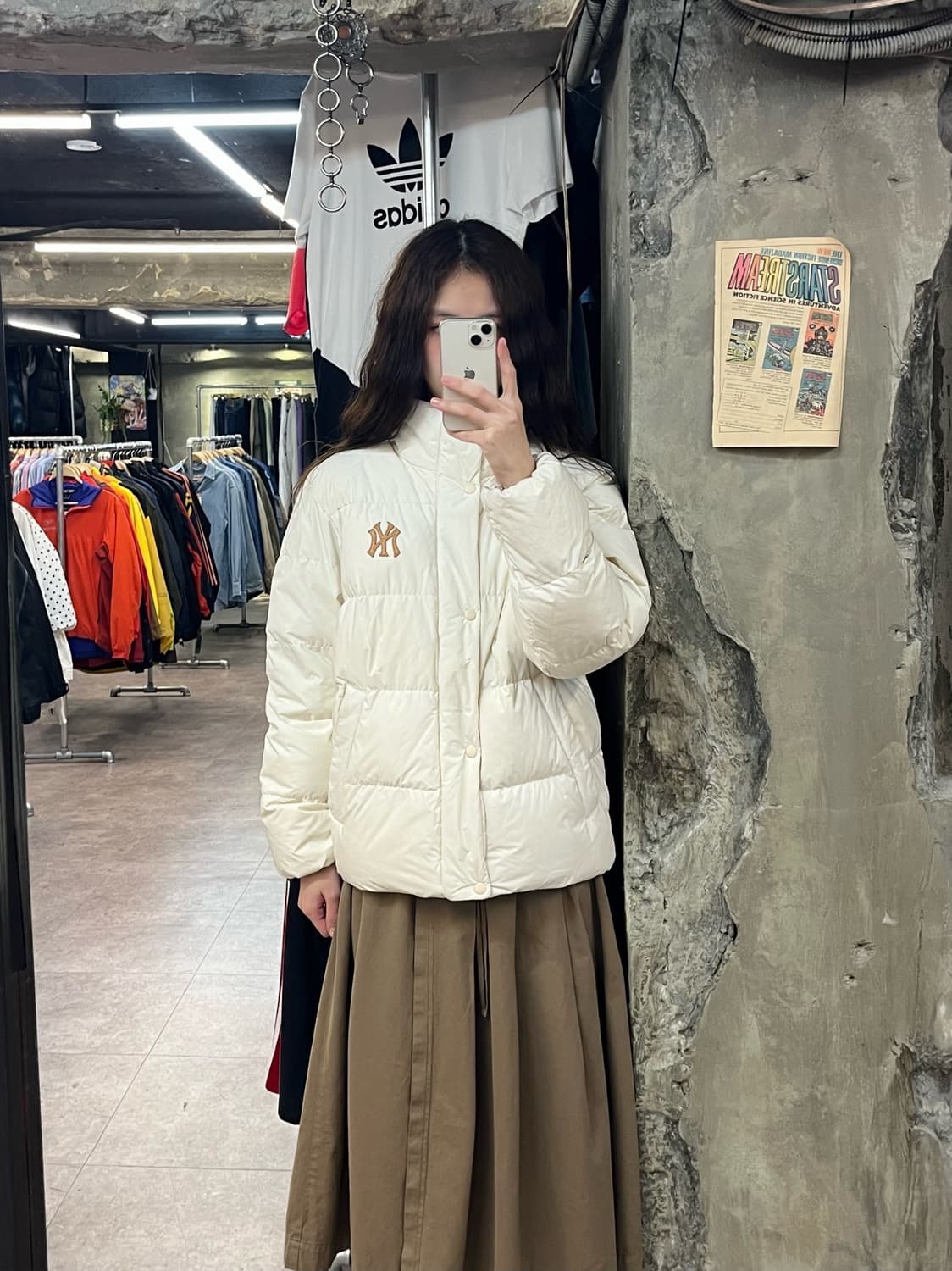 엠엘비 덕다운 패딩 아이보리 S #csz2196 상품이미지2