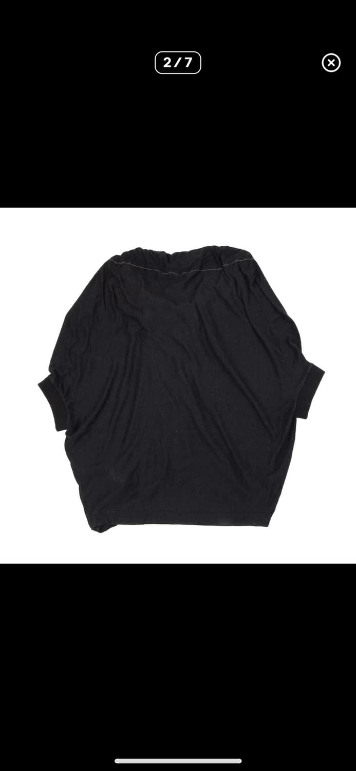 Yohji yamamoto top, 셔링 튜닉 상품이미지2