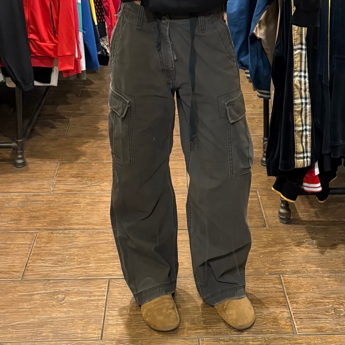 [HI] VTG 빈티지 데님 카고팬츠 진그레이 상품이미지2