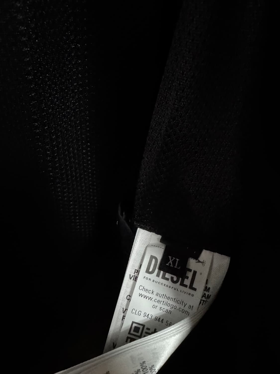 디젤 파이핑 바람막이 XL 새제품 상품이미지2