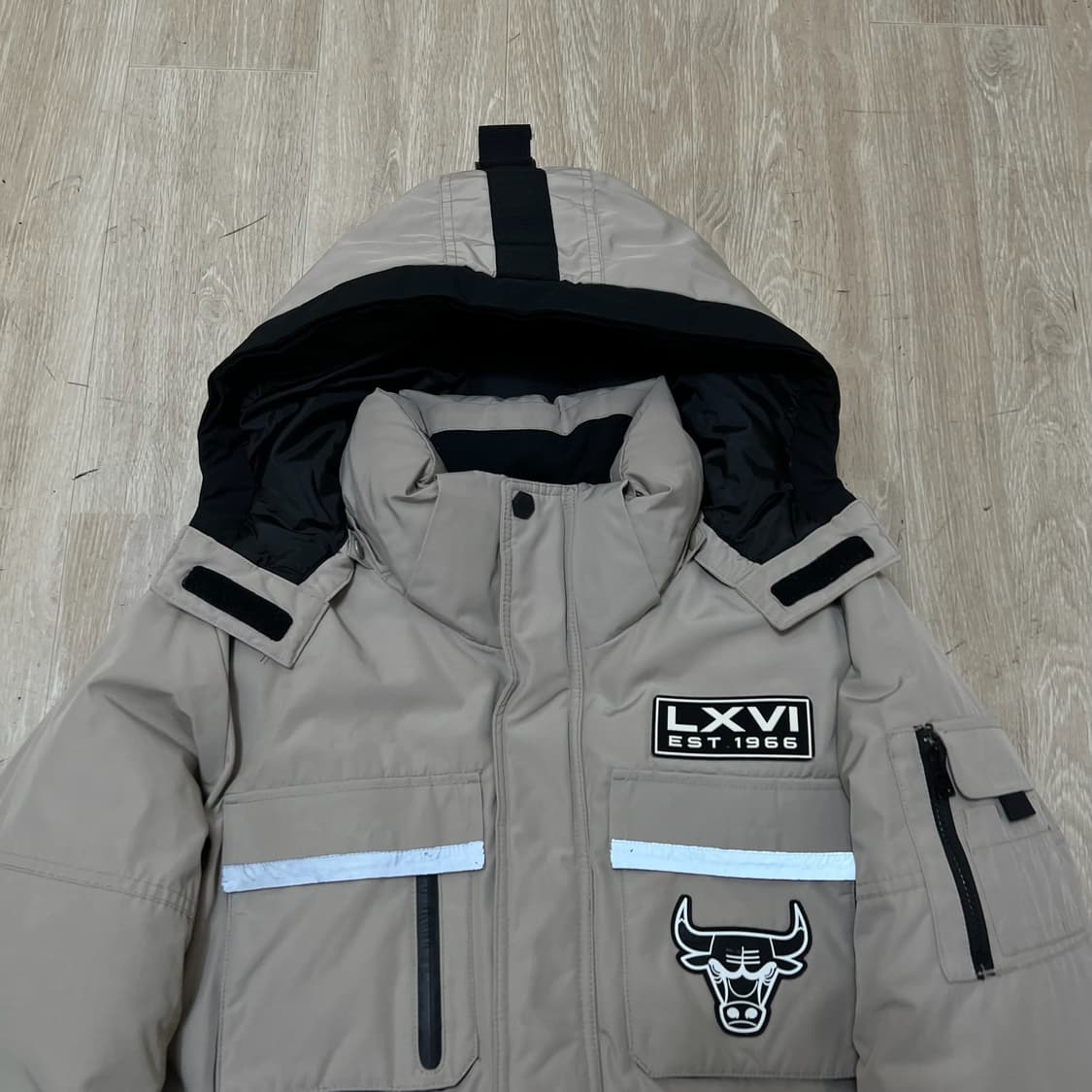 NBA 시카고불스 남성 구스다운 후드 패딩 L/100  상품이미지2