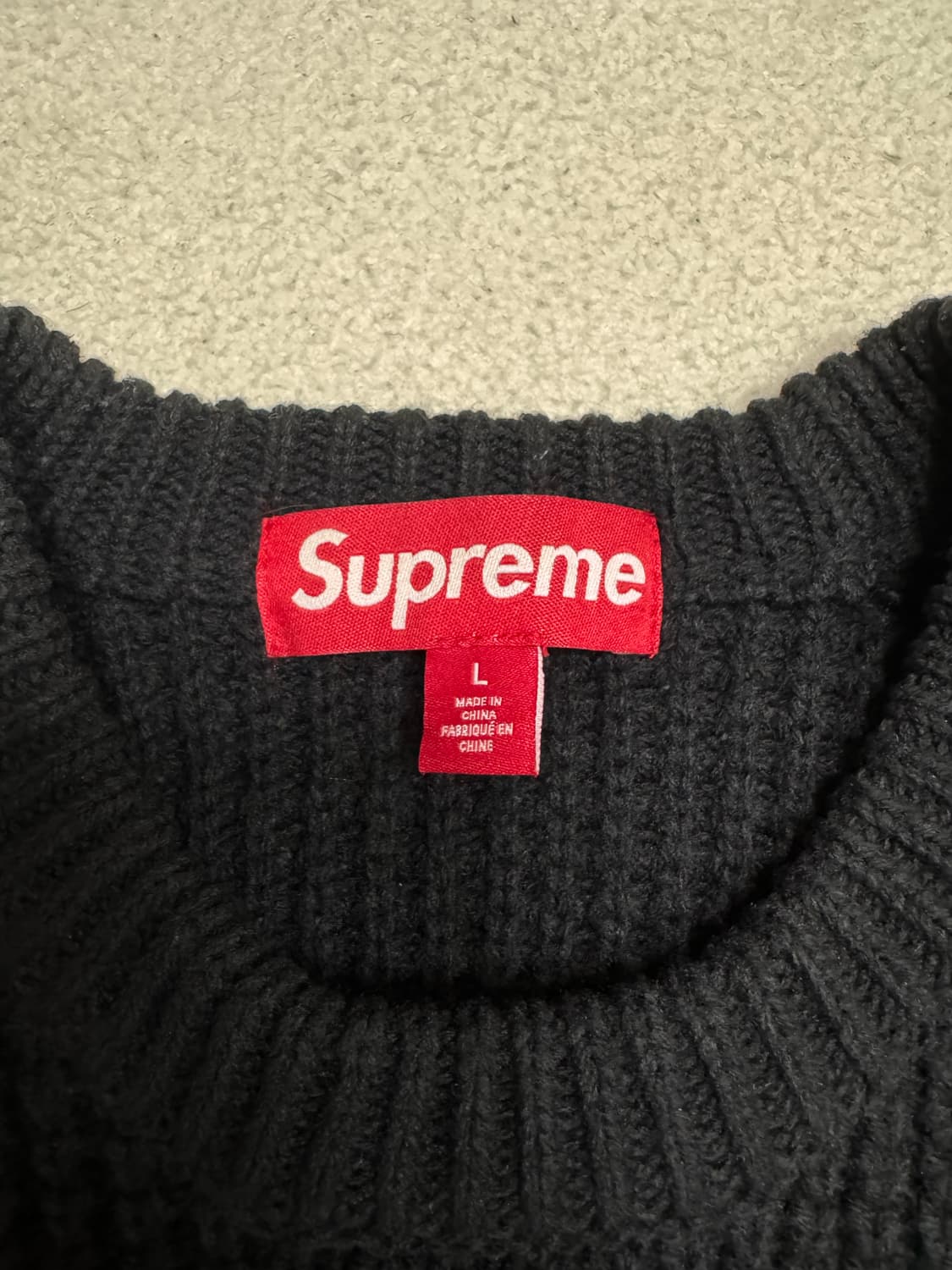 슈프림 24FW 와플 스몰 박스 스웨터 상품이미지5