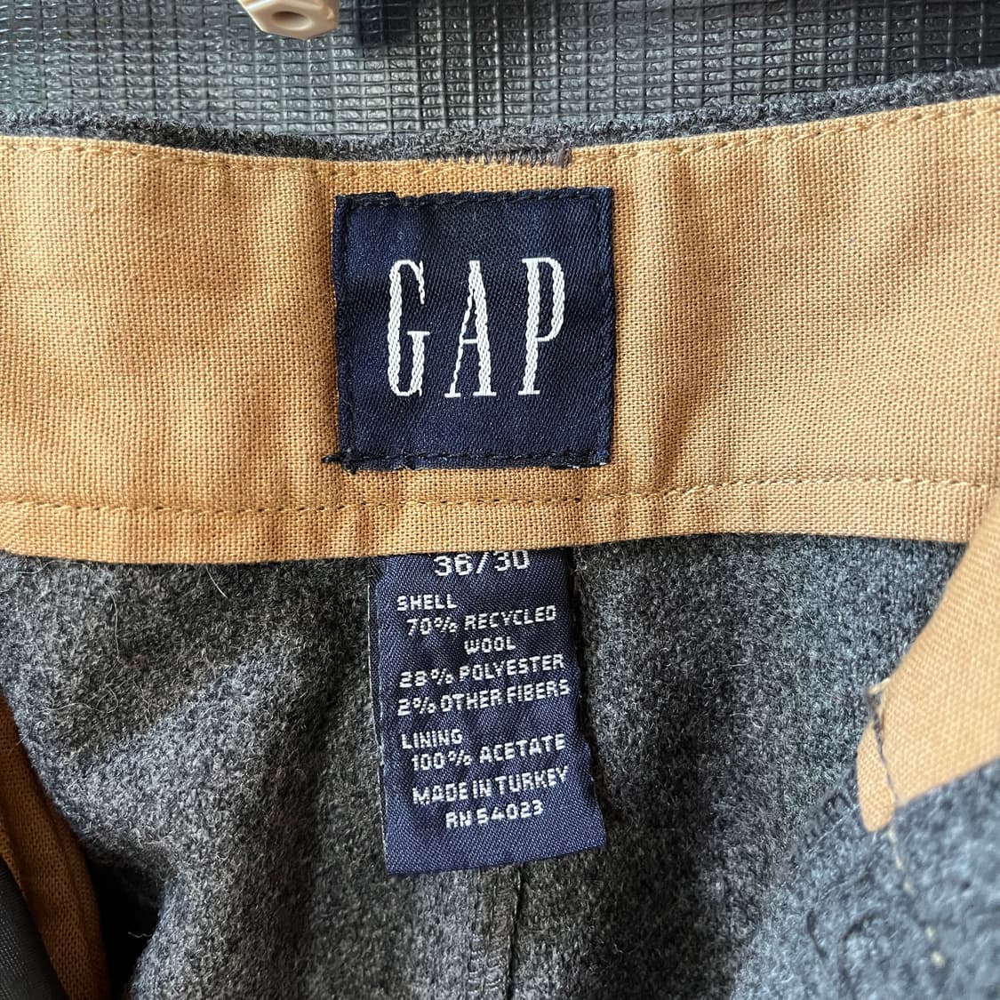 갭 울 플란넬 팬츠 상품이미지3