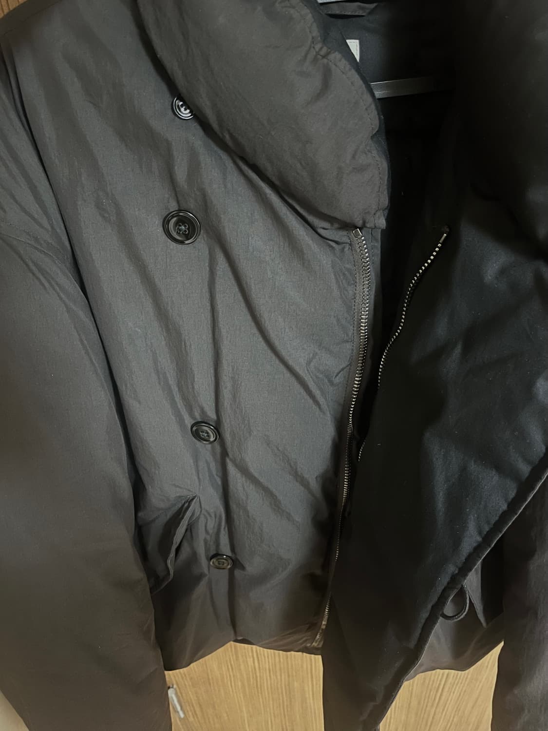 르메르 테크니컬 코튼 후드 푸퍼 블루종 에스프레소 46사이즈 상품이미지1