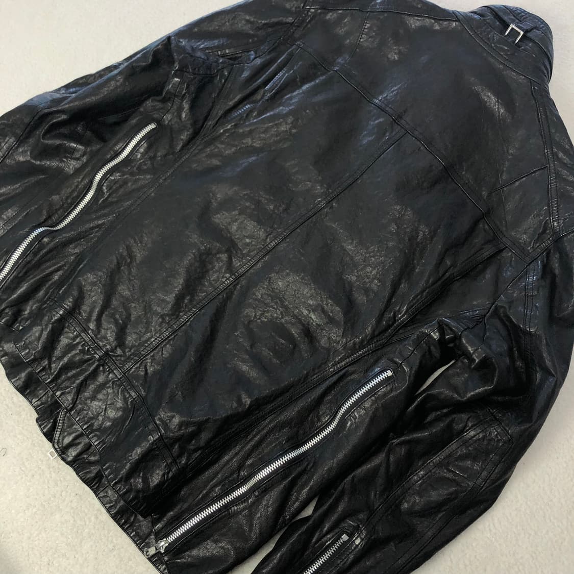 에디슬리먼맛 이태리 램스킨 레더자켓  상품이미지6