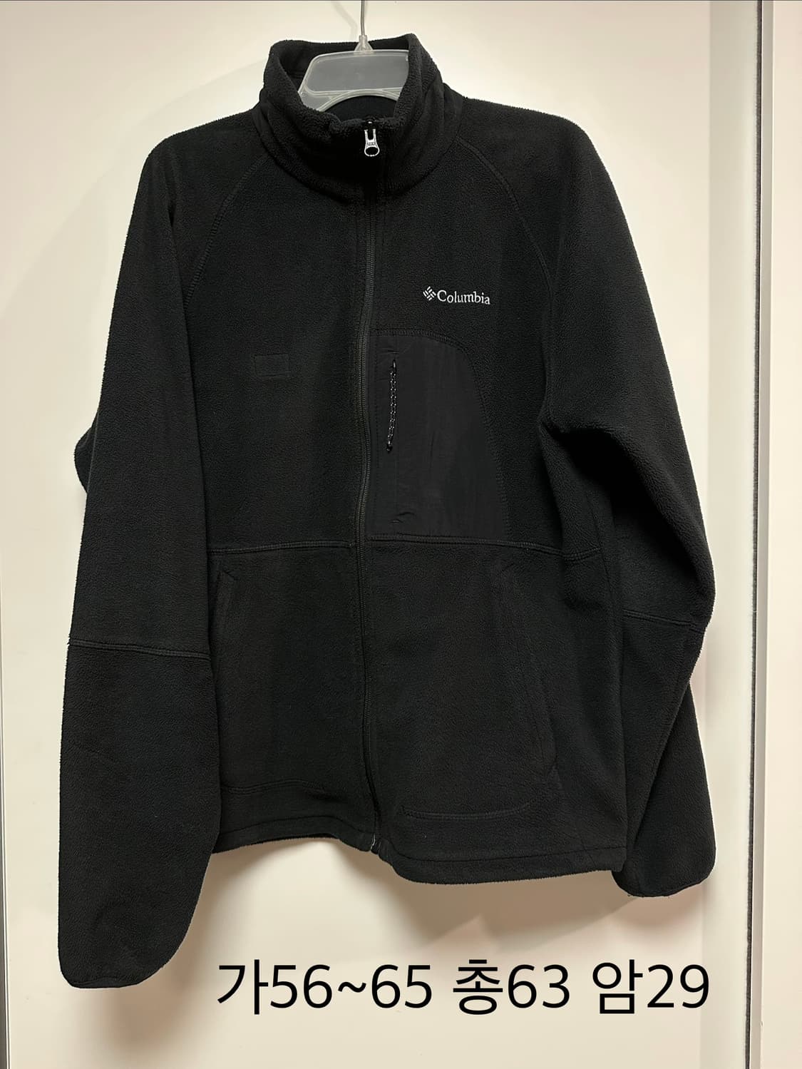 콜럼비아 블랙 플리스 집업 자켓 상품이미지1