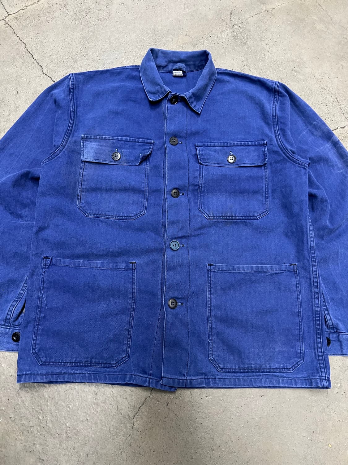 FADED BLUE VINTAGE HBT 헤링본트윌코튼 프렌치워크자켓 상품이미지3