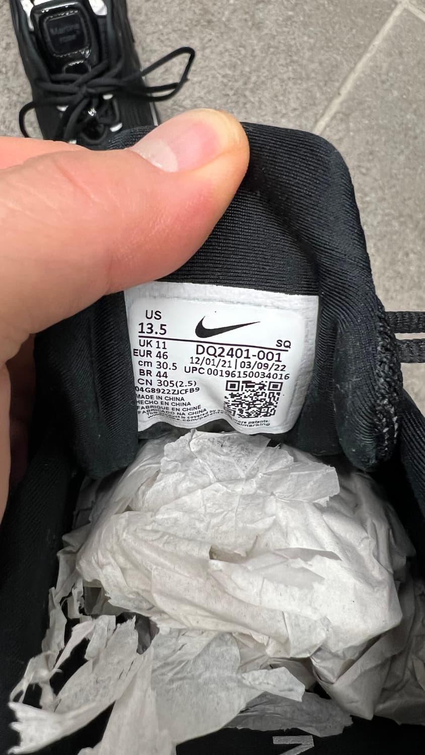 nike shox MR4 뮬 마틴로즈 블랙 상품이미지2