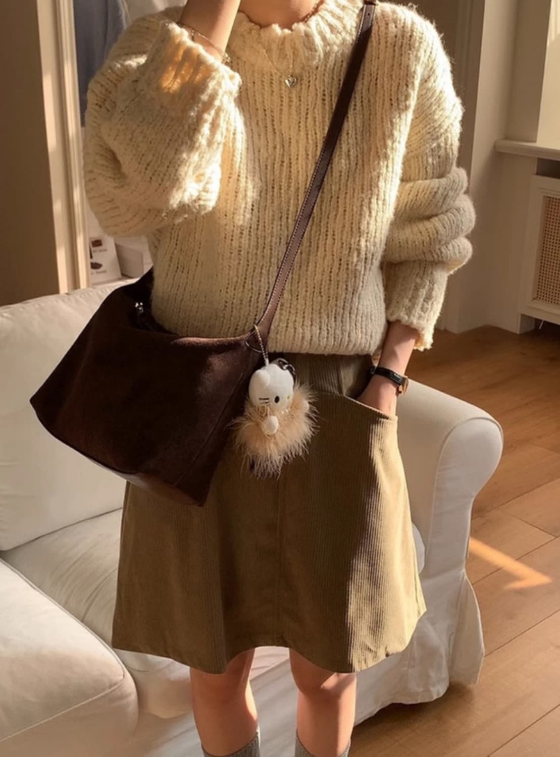 스웨이드 토트백 상품이미지2