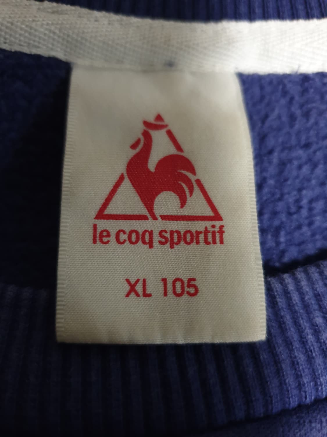 르꼬끄 스탠다드 자수로고 기모맨투맨 퍼플 (XL) 상품이미지3