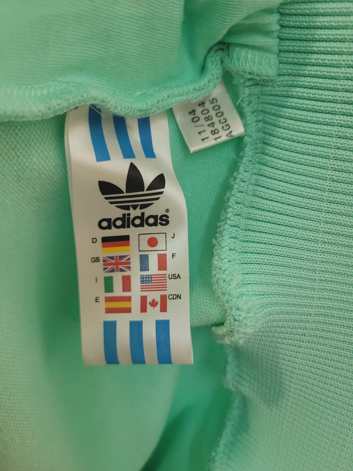 아디다스 클럽 트랙탑 민트색 져지 여성용 55~66 택달린새제품 상품이미지9
