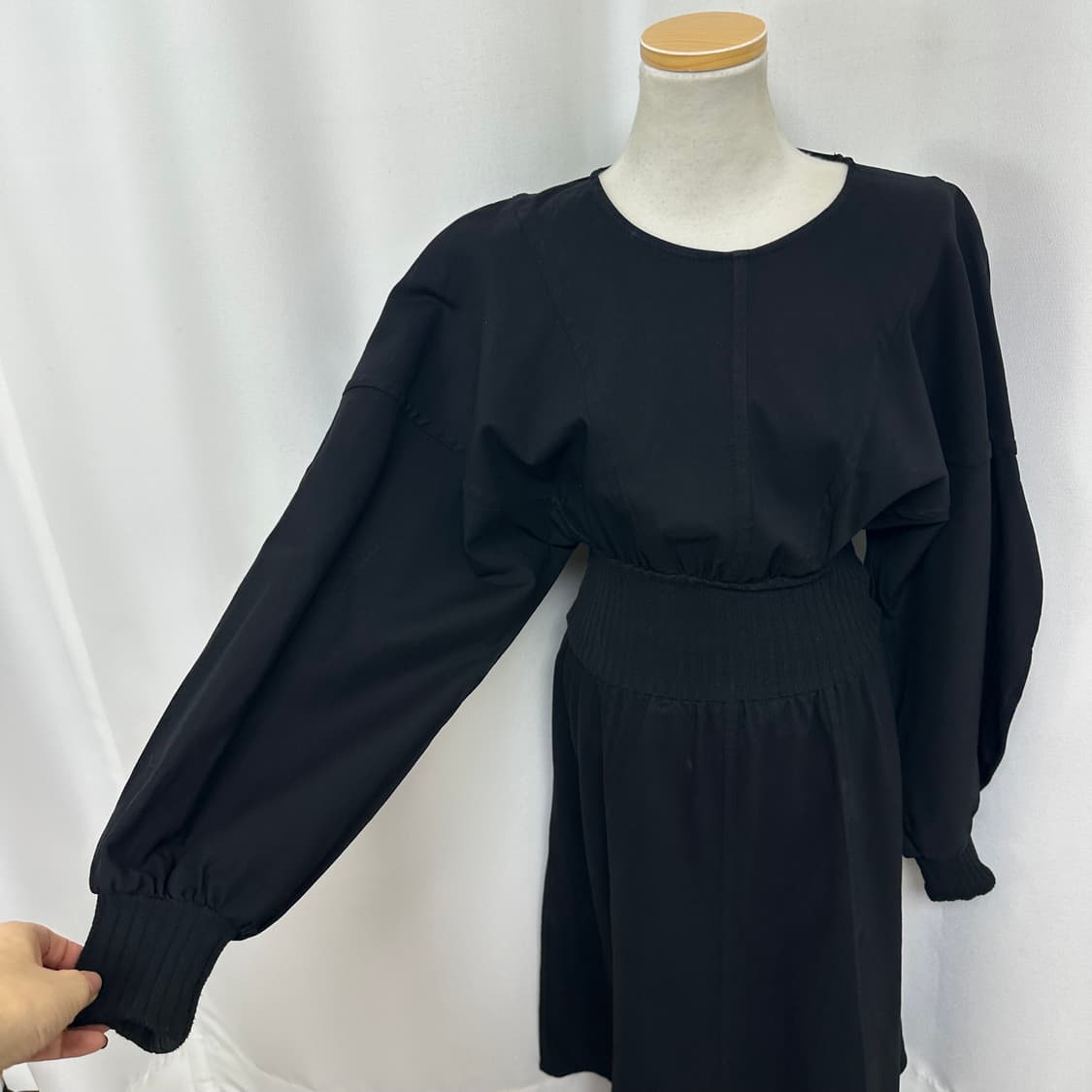  자라 여자 스판 검정 밴딩 원피스 S (44-55추천) 상품이미지3