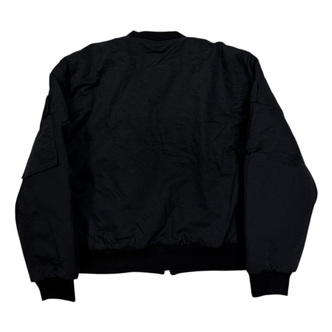 르아위 고양이 캣 항공 봄버 자켓 블랙 상품이미지3