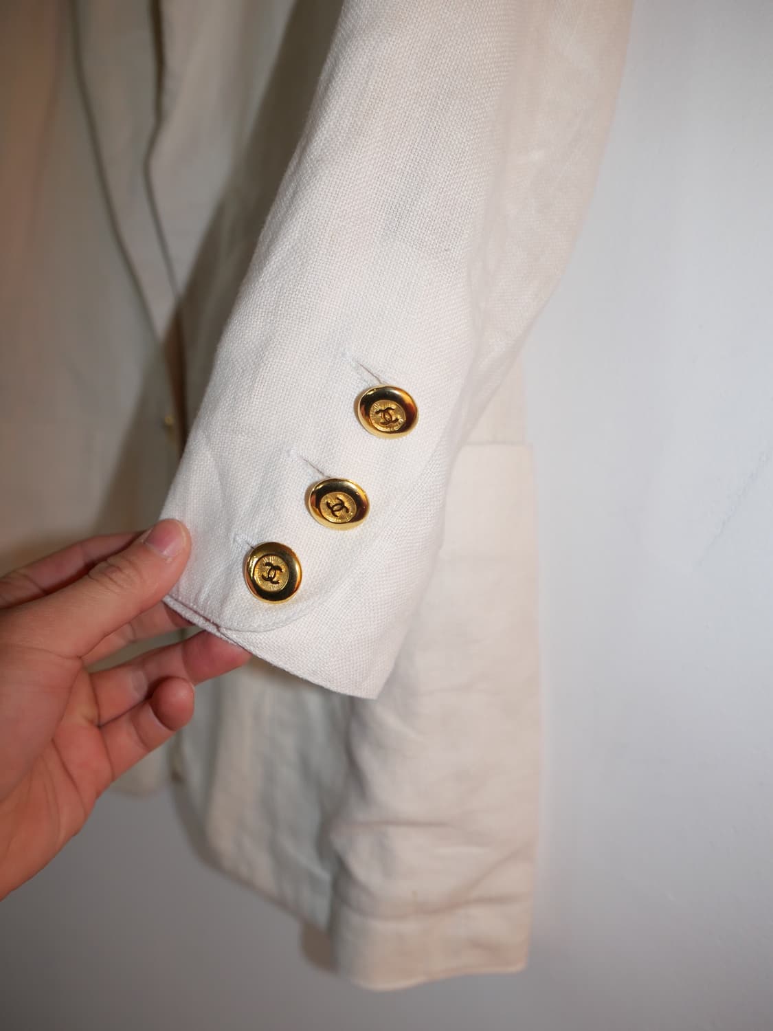 Vintage Chanel linen jacket and skirt 상품이미지3