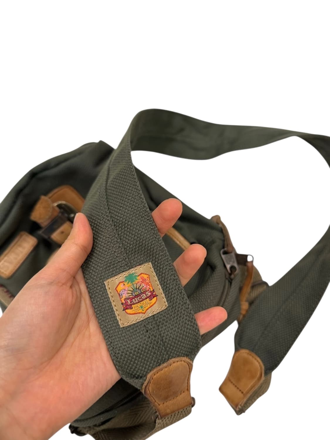 00s 루카스 미니 크로스백 카키 상품이미지7