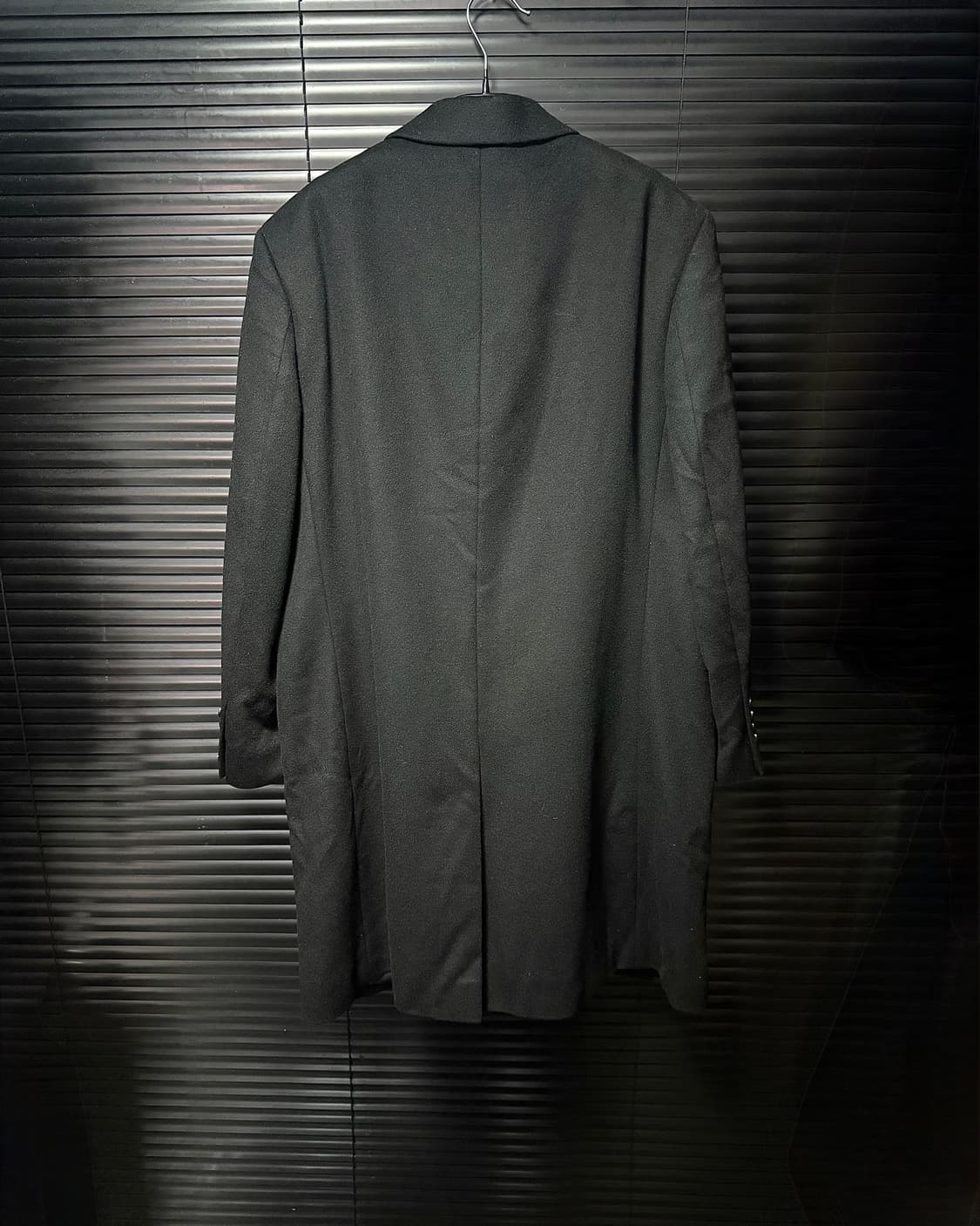 한독 울 캐시미어 코트 폴리 혼방 3버튼 오버핏 정장 결혼식 100 L  상품이미지5