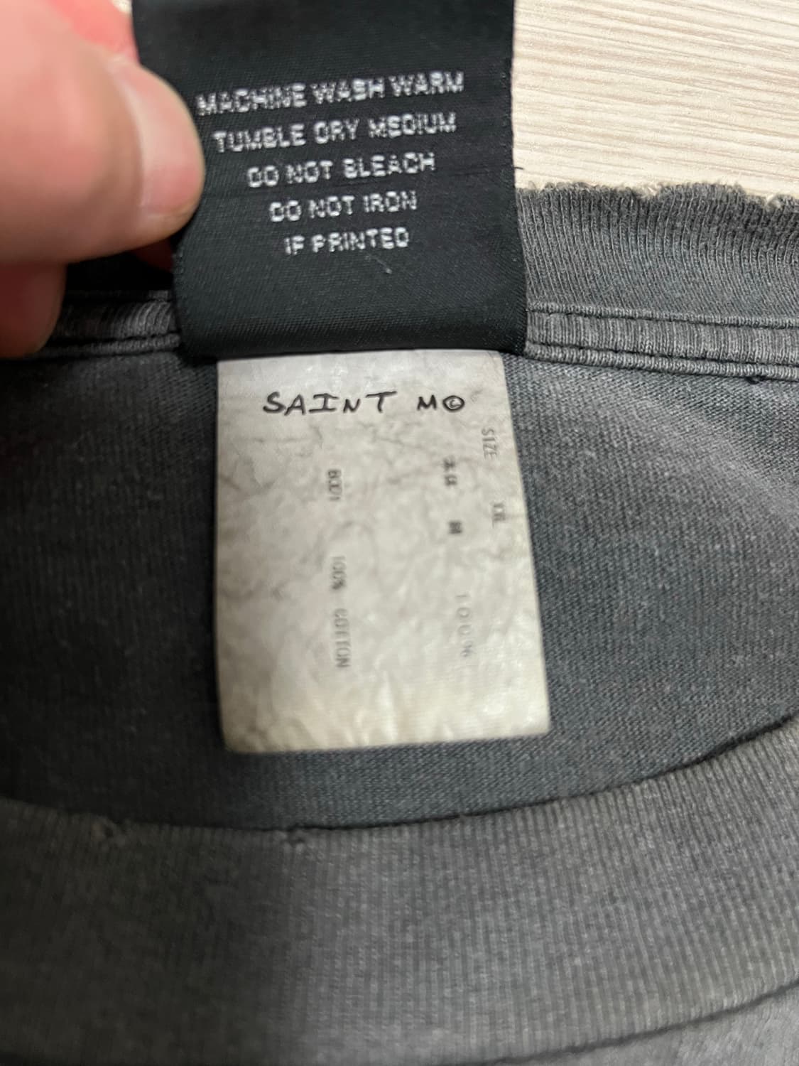 세인트미카엘x코스케카와무라 달러 롱슬리브 XXL 상품이미지6