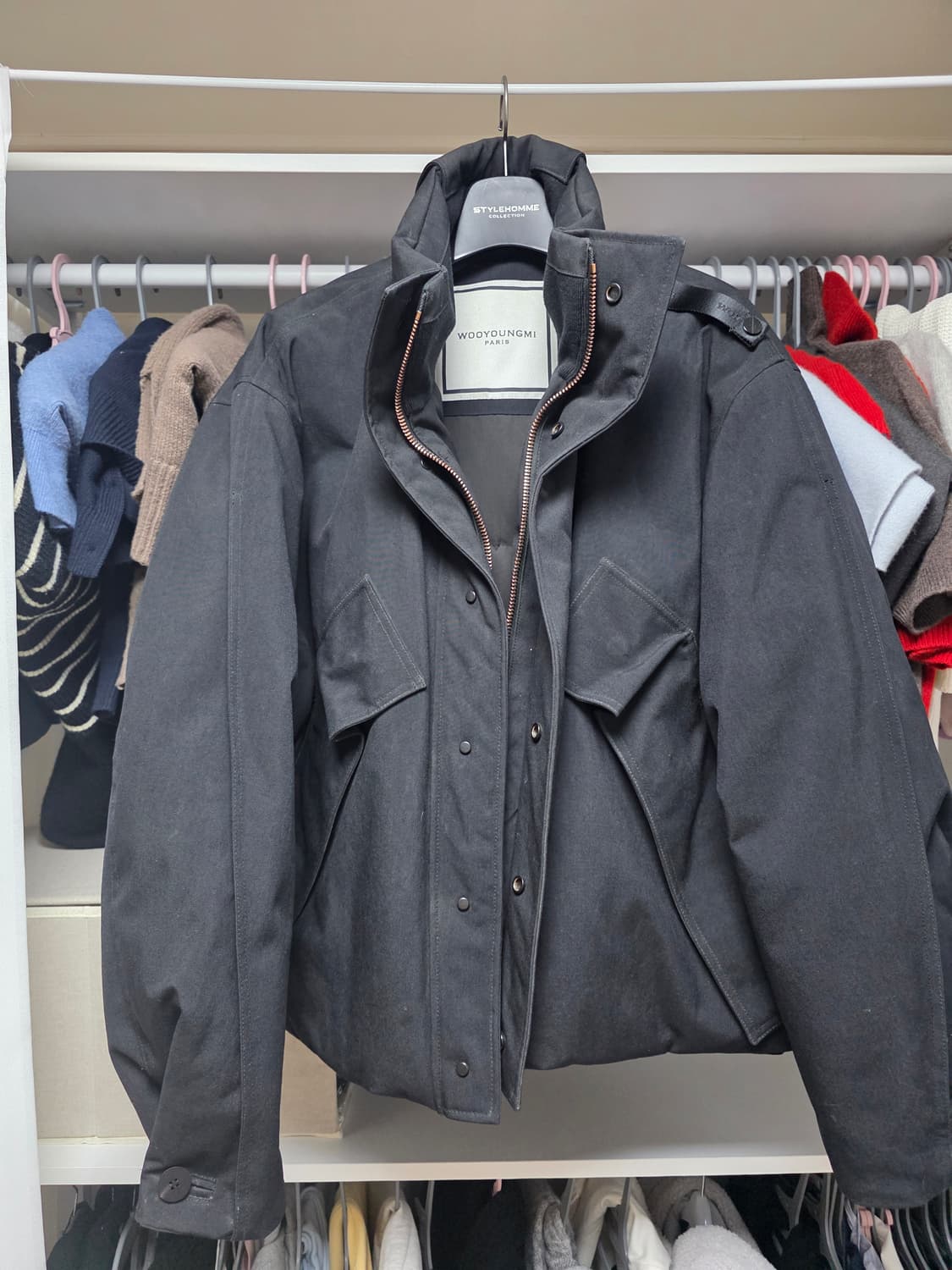 우영미 21fw 코듀라 패딩 46사이즈 상품이미지1