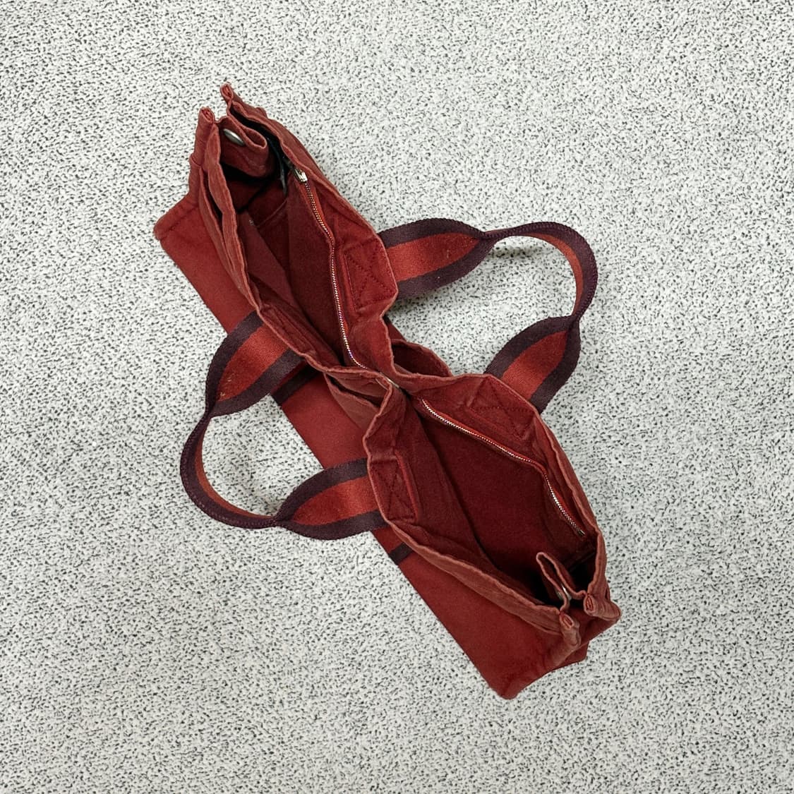 에르메스 후루토 캔버스 토트백 레드 상품이미지5