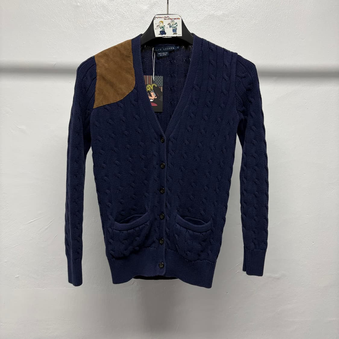 폴로 랄프로렌 견장 케이블 가디건 3 상품이미지1
