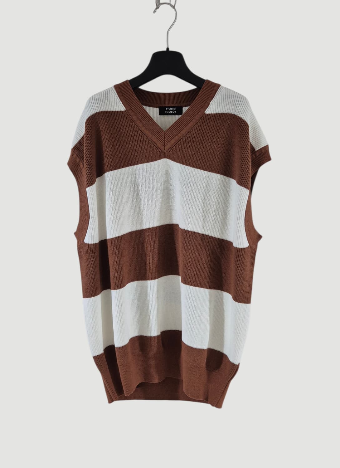 스튜디오 톰보이 니트 조끼 남여공용 상품이미지1