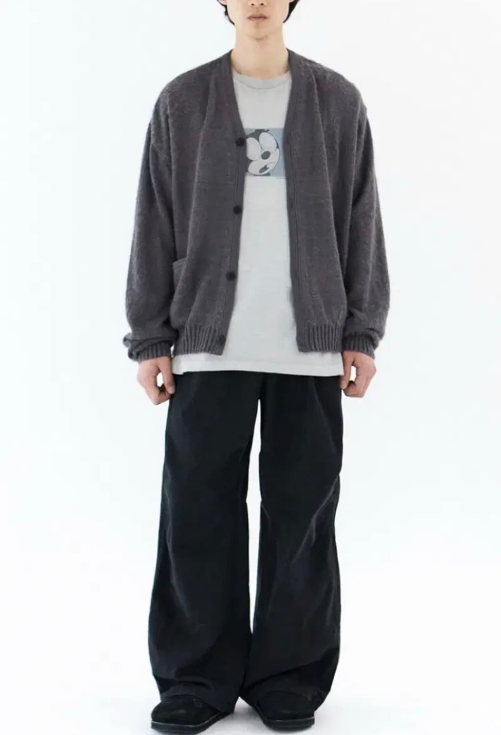 [2] 폴리테루 3다트 치노 팬츠 다크 차콜 네이비 상품이미지2