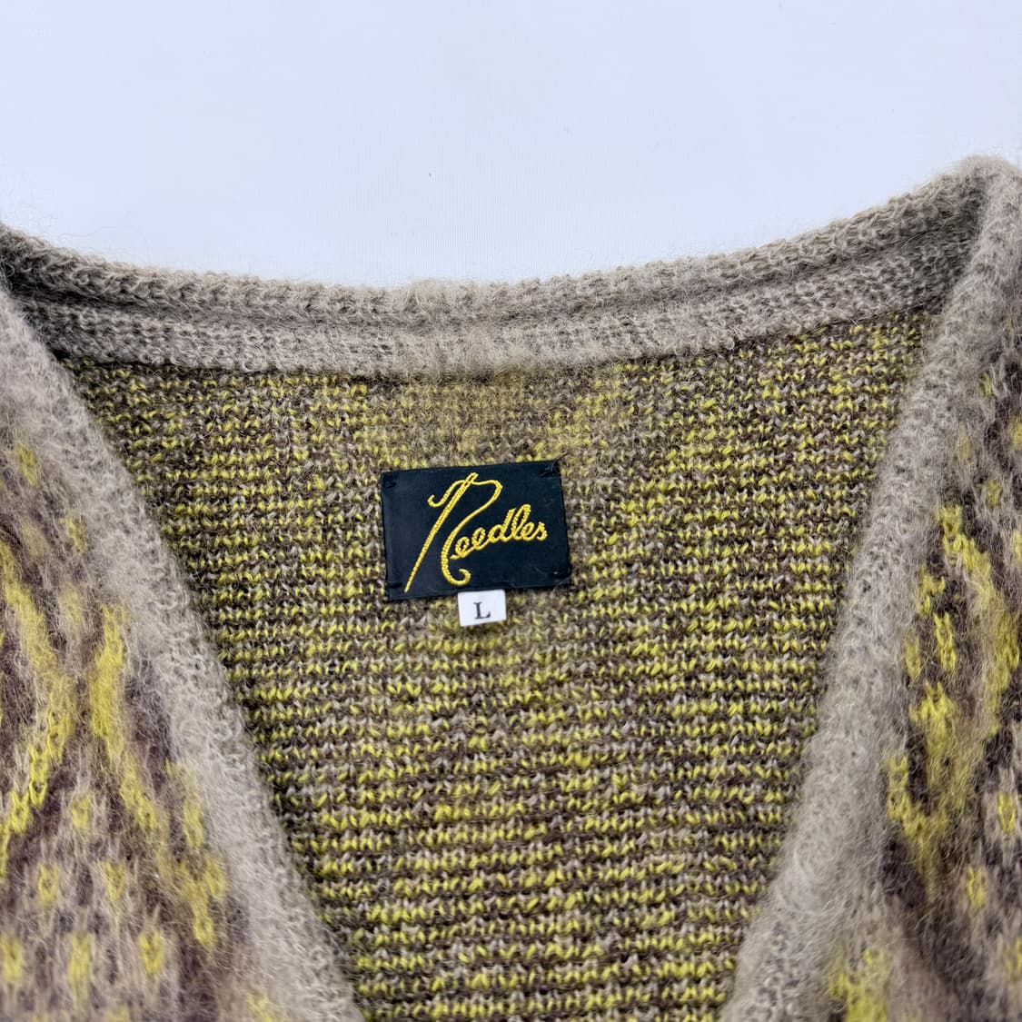 니들스 Geometric 모헤어 가디건 상품이미지3