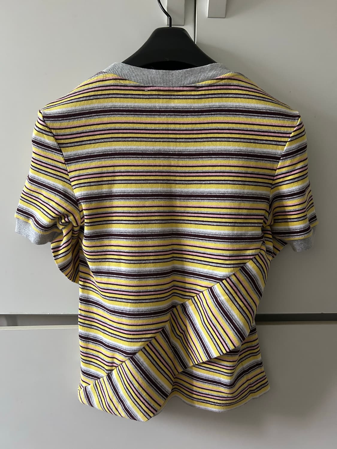 와이프로젝트 스트라이프 반팔니트 상품이미지2