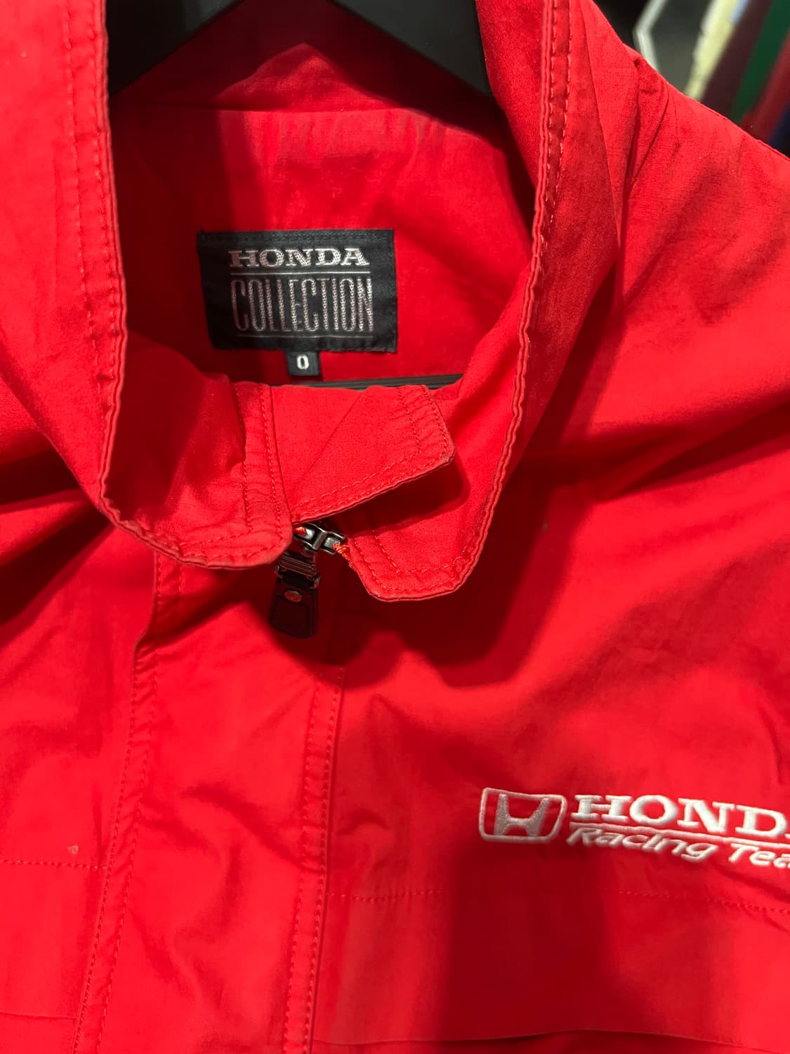 혼다 레이싱 팀 면 자켓 (red) 상품이미지10