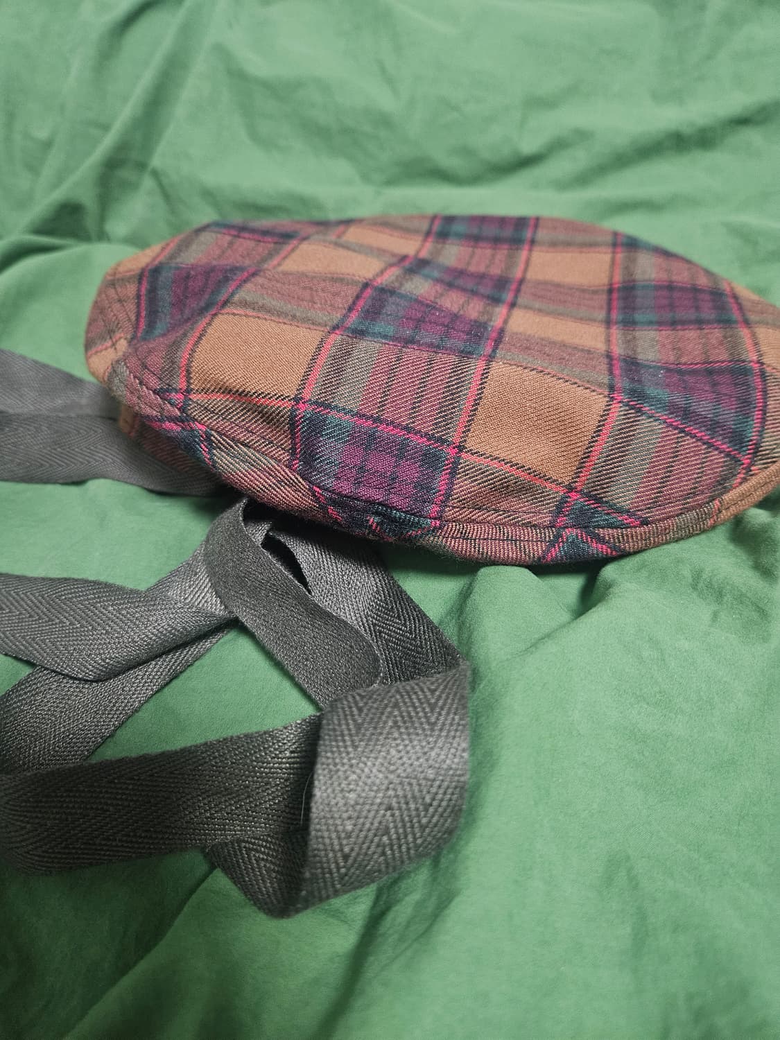 스컬프터 체크 베레모 상품이미지3