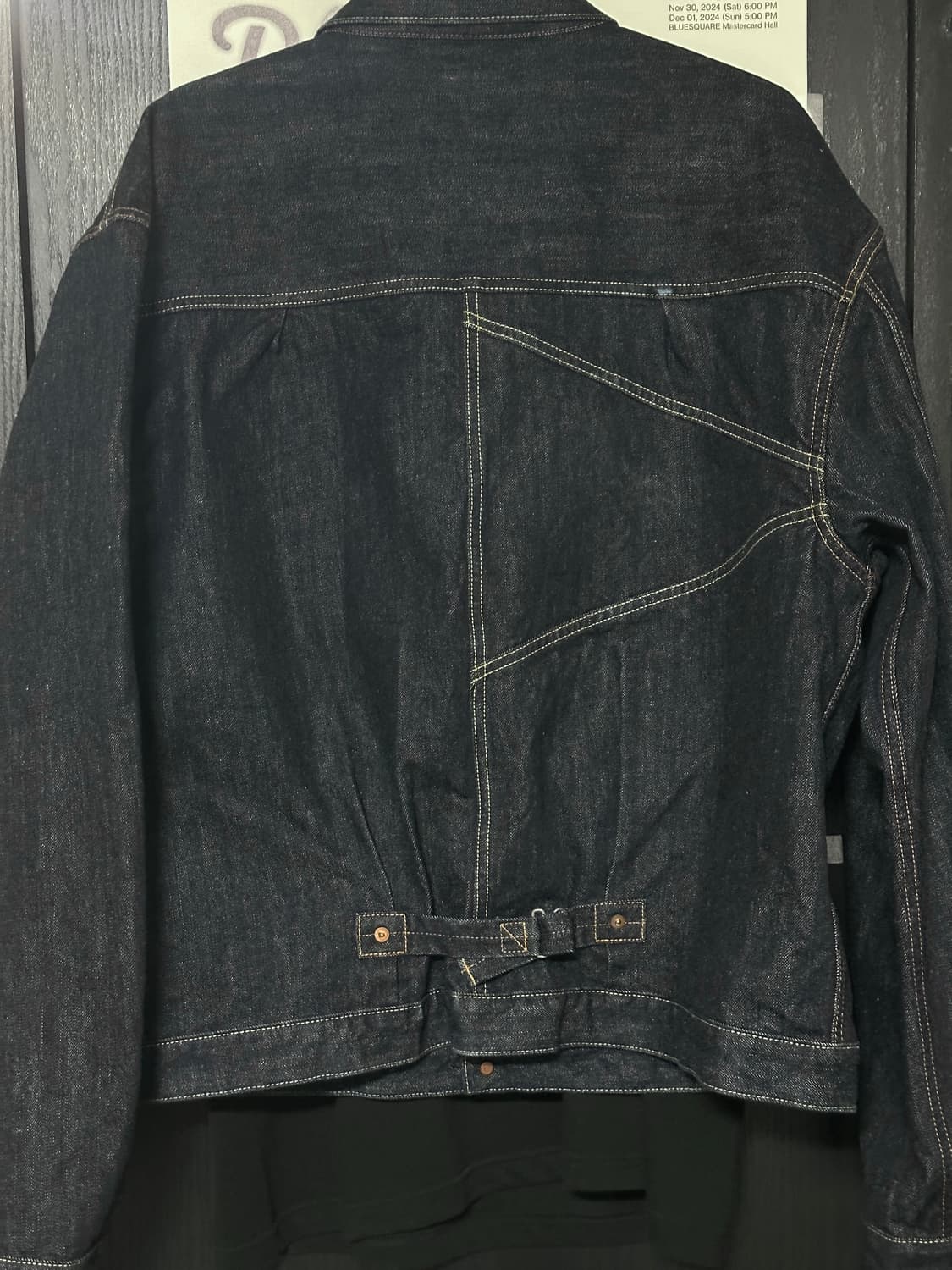 캐피탈 14온즈 데님 1st 자켓 인디고 색상 7사이즈  상품이미지2