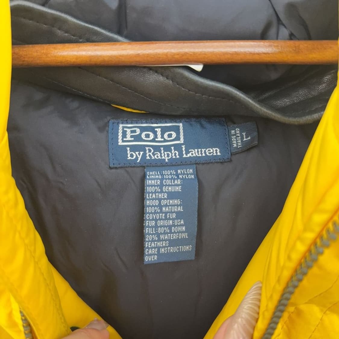 폴로 랄프로렌 빈티지 멀티포켓 워크 다운 패딩 자켓 L C08360 상품이미지5