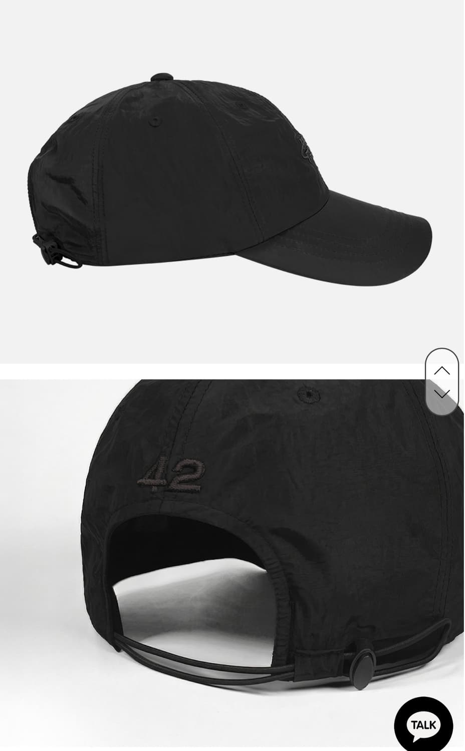 뉴테잎 에어 러닝 캡 블랙새상품 상품이미지2