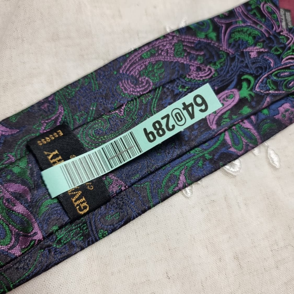 지방시 페이즐리 실크100 넥타이 (드라이완료) 상품이미지2