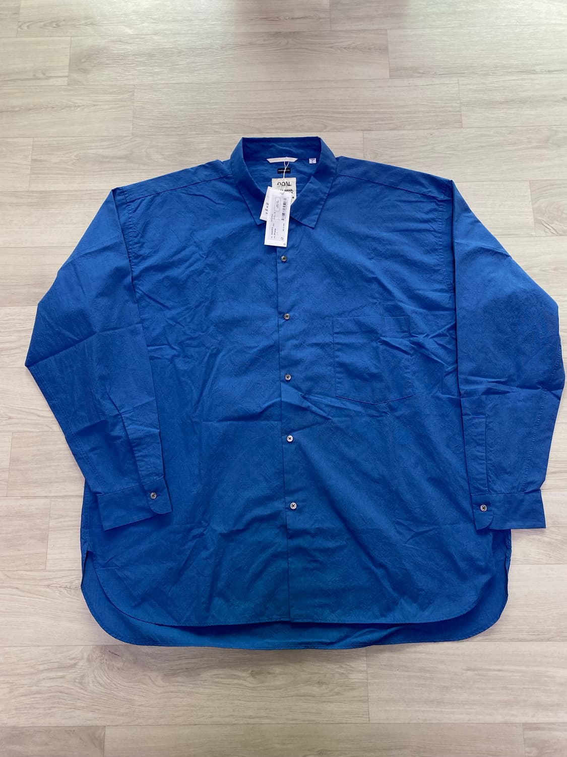 나나미카 OOAL L/S WIND SHIRT 블루 L사이즈 상품이미지1