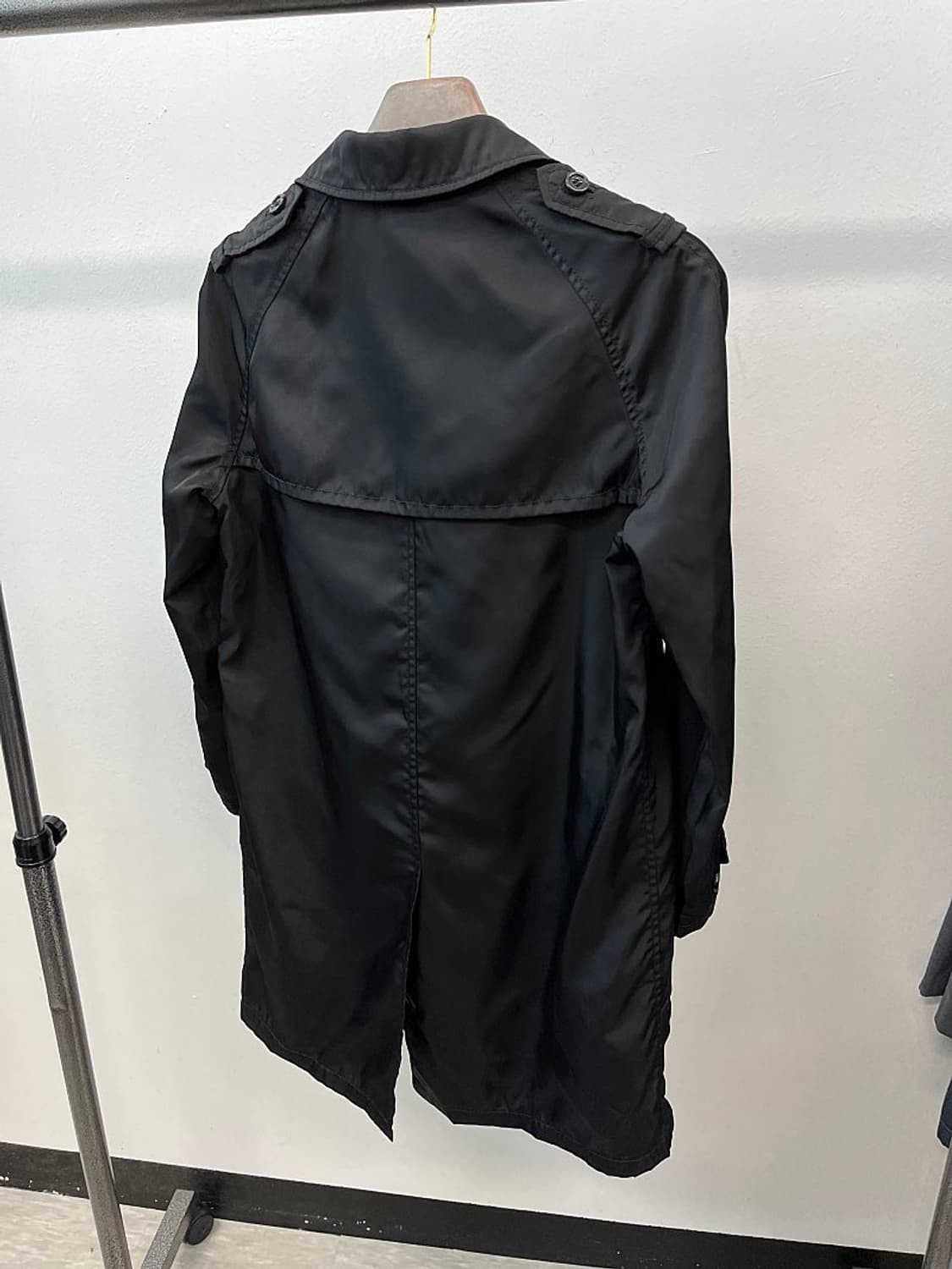 여) 프라다 리나일론 봄 더블코트 상품이미지6