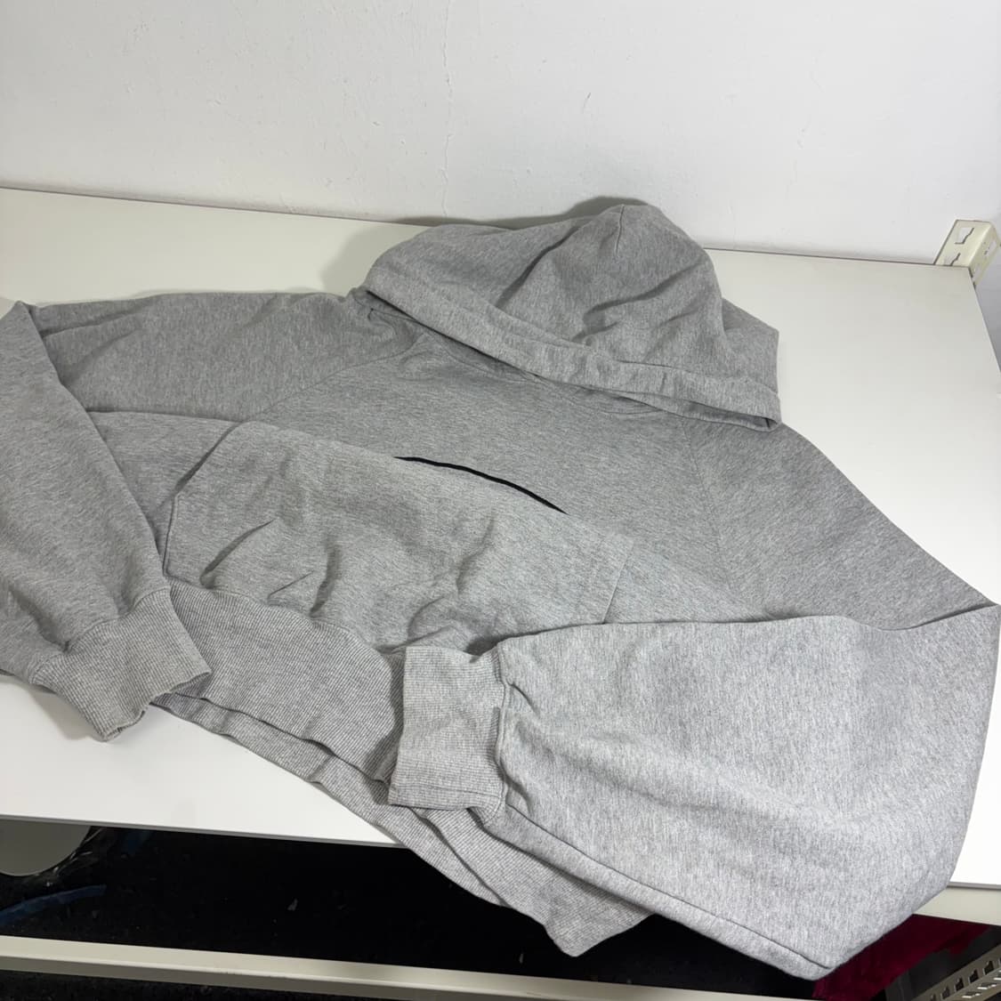 2 FREE 키르시 그레이 오버핏 빅자수 스웻코튼 후드티 상품이미지2