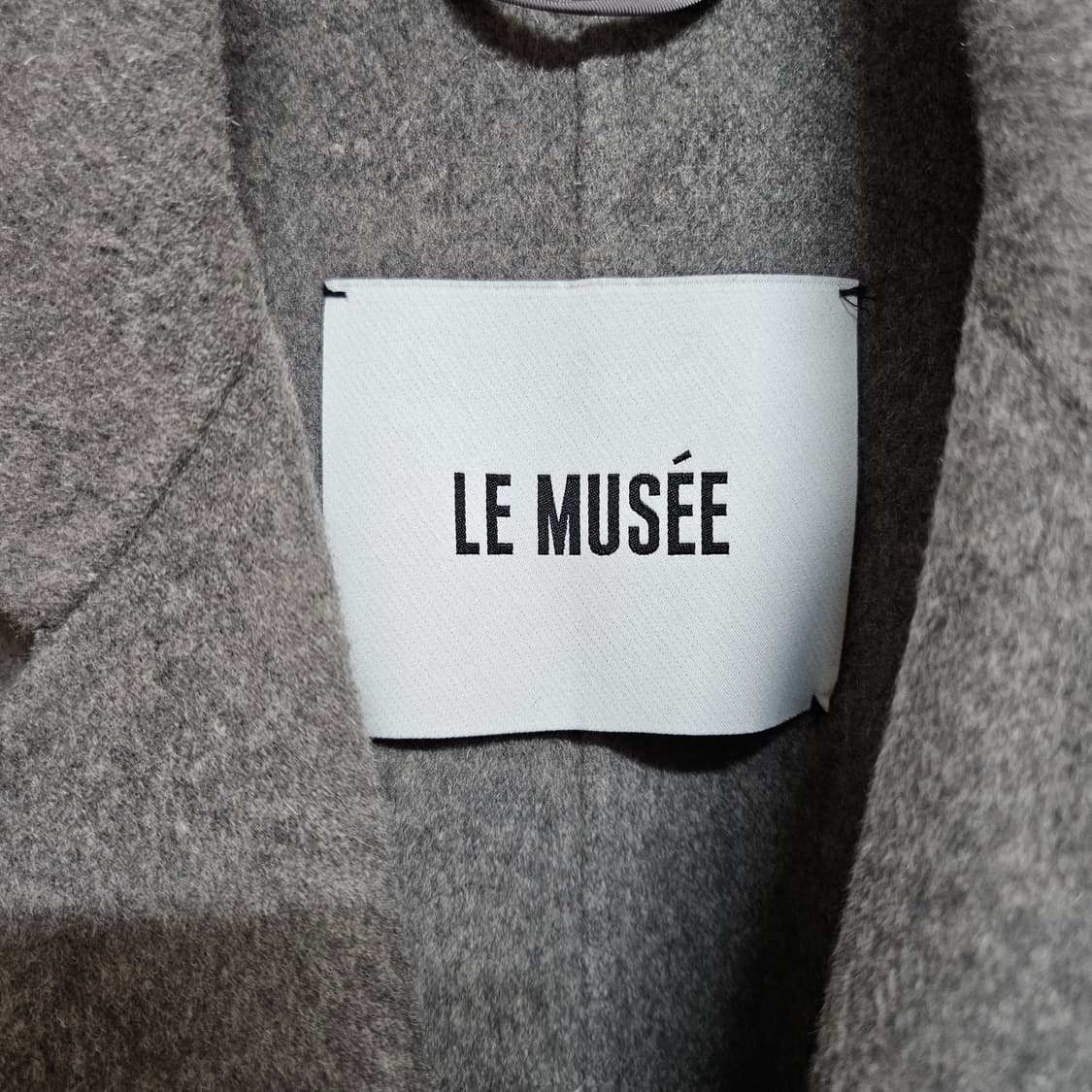 36 뮤제 미니멀 울 캐시미어 롱코트 상품이미지3