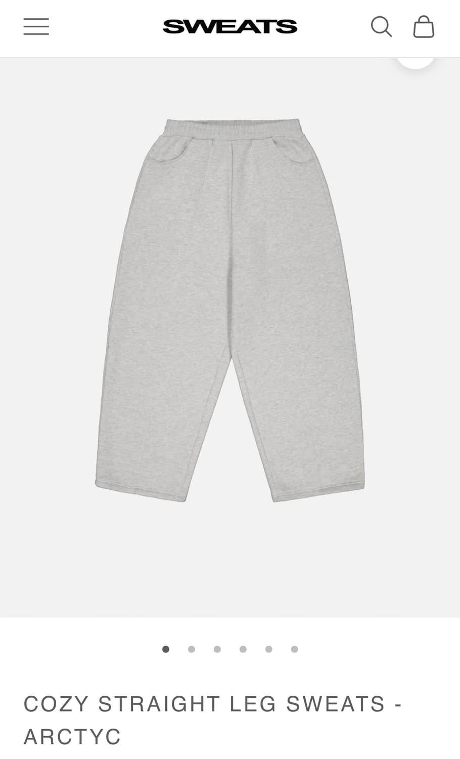 Sweats Collective 바지 M (Arctic / 1회착) 상품이미지2