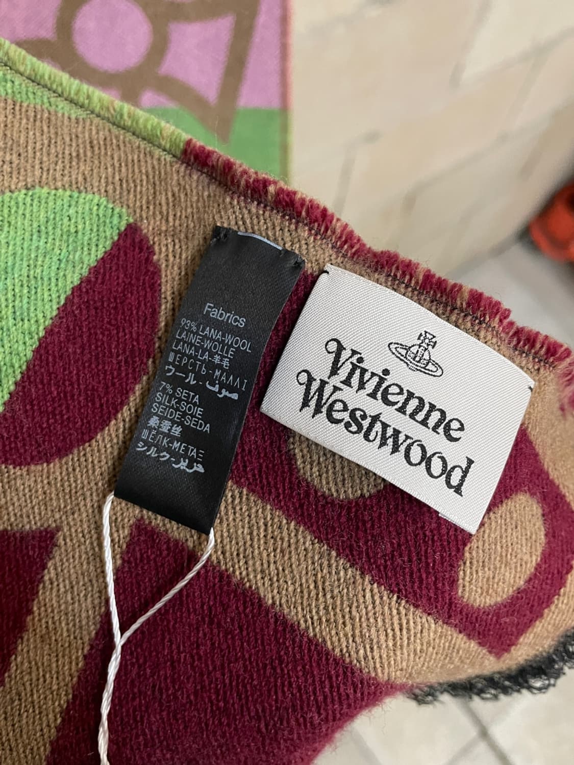비비안 웨스트우드 로고 스카프 머플러 상품이미지6