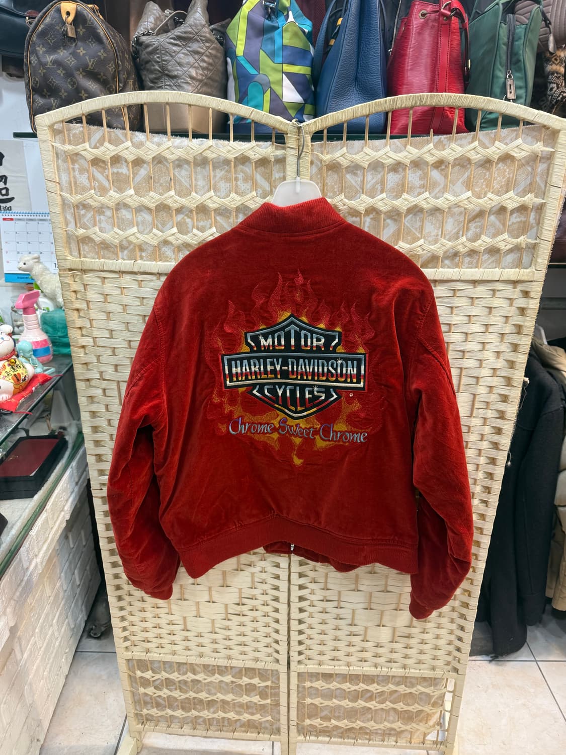 95 정품 할리데이비슨 불꽃 바시티 자켓 팝니다 상품이미지7