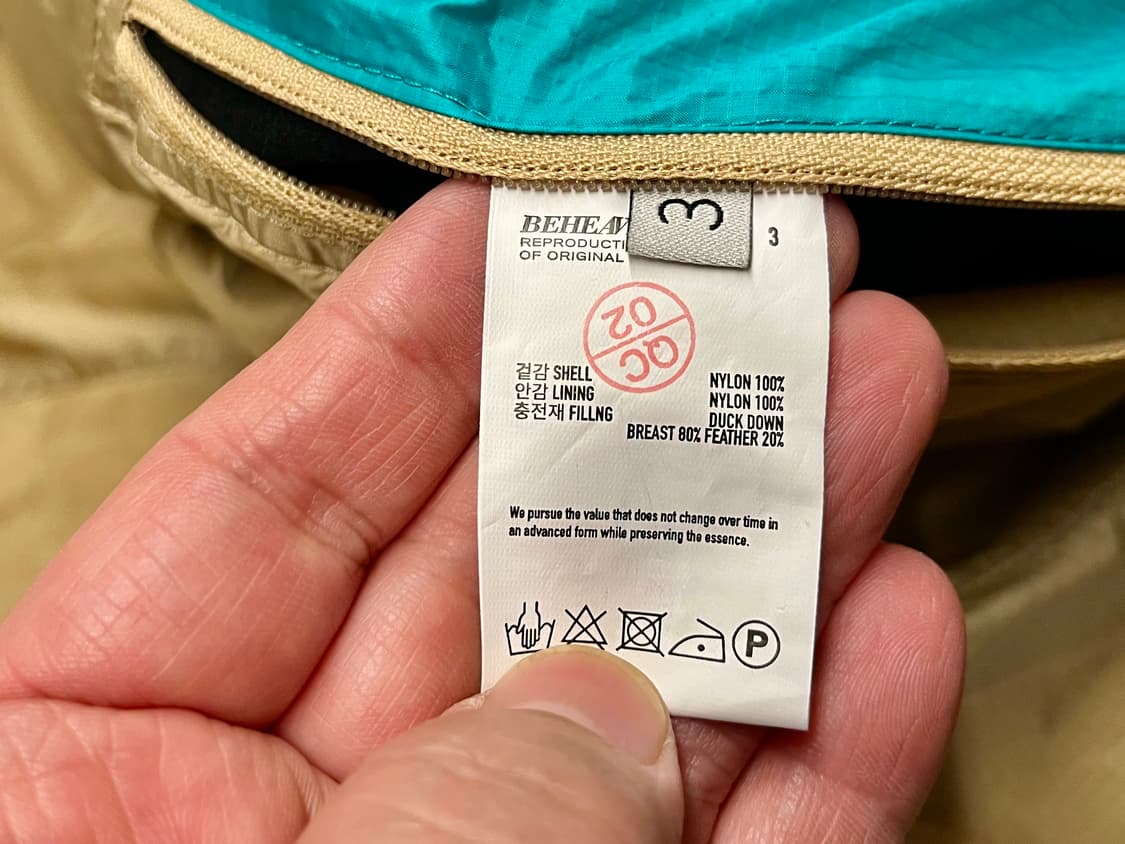 [105] 비헤비어 폴라베어 덕다운 패딩자켓 3  상품이미지7