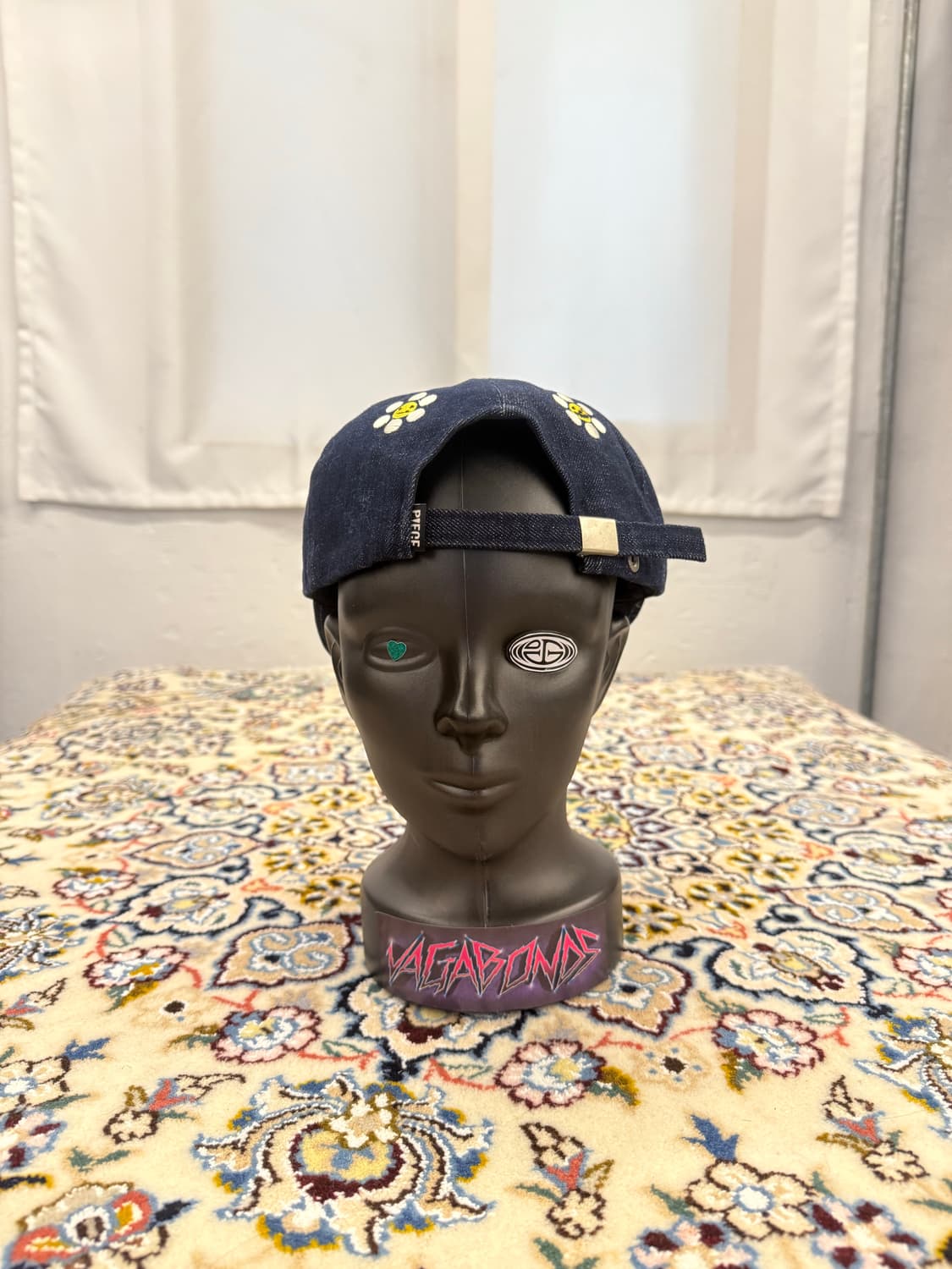 피스메이커 진청 데님 패널 자수  캡 상품이미지5