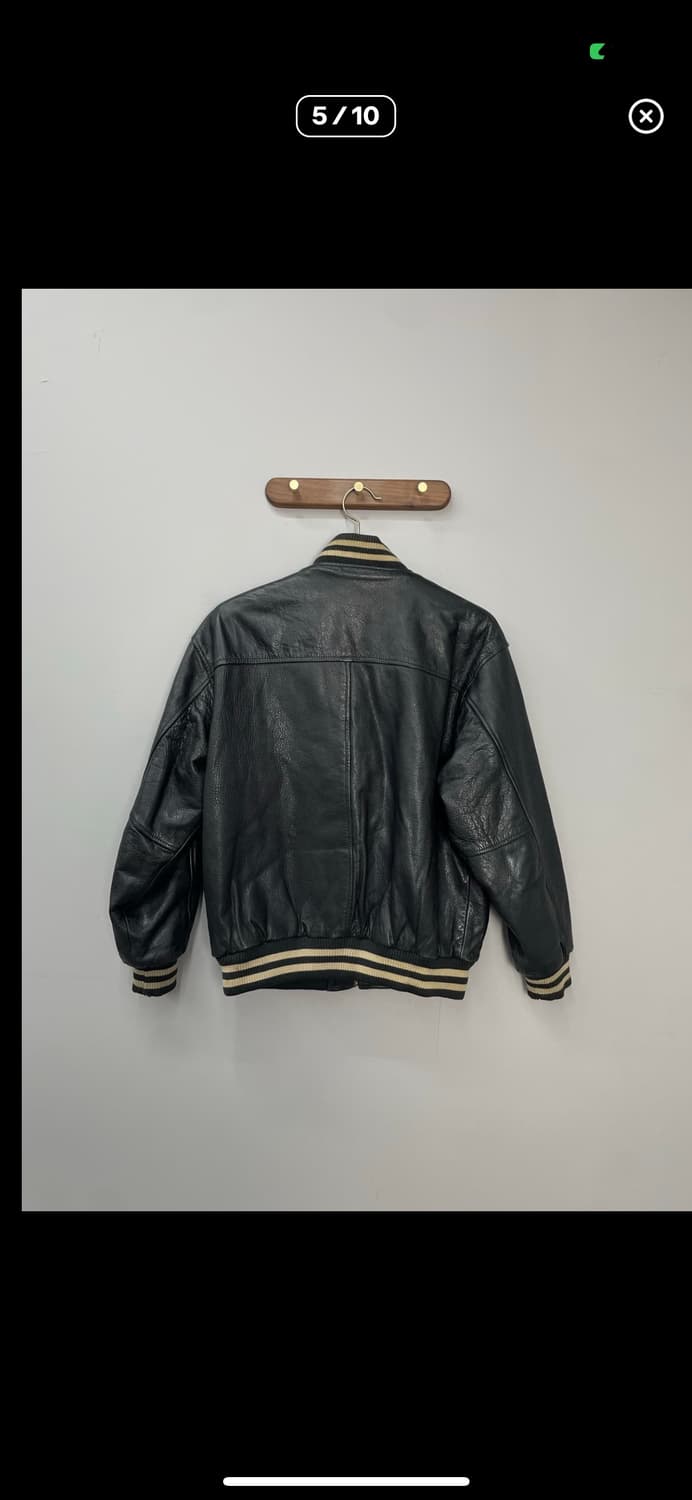 빈티지 블렌따노 블랙 카우 레더자켓 A2856 상품이미지5