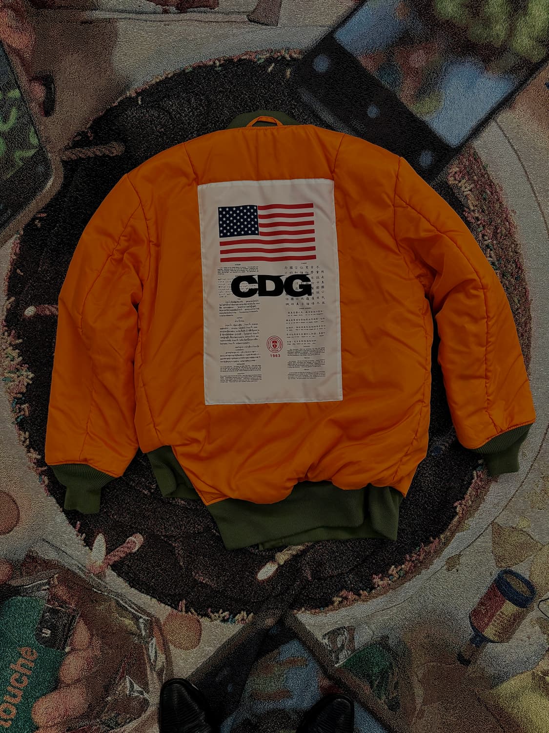 꼼데가르송 x 알파인더스트리 비대칭 양면자켓  상품이미지2