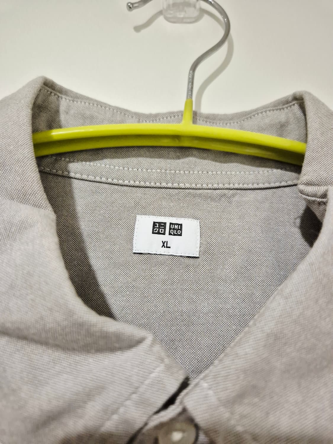 [유니클로] 옥스포드 긴팔셔츠 라이트그레이 XL 상품이미지3